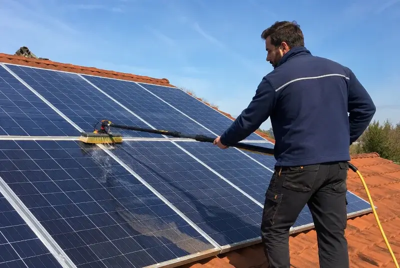 Nettoyage et entretien de panneaux solaires à Bouvante
