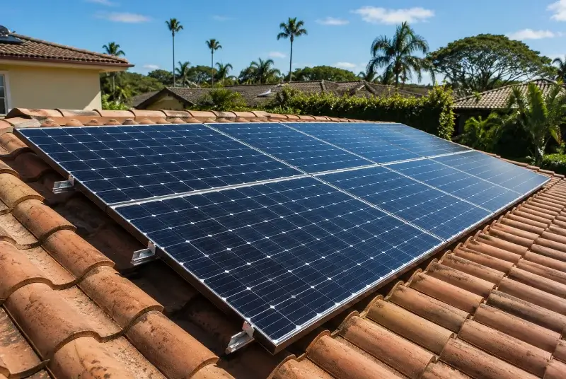 Installation de panneaux solaires à Bouvante